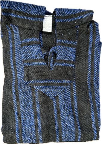 Baja hoodie black blue