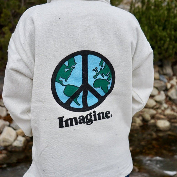Imagine Peace Baja Hoodie